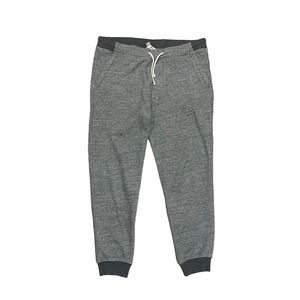 J.Crew Classic Sweat Pants Joggers Mens M Gray Heather Slim Fit